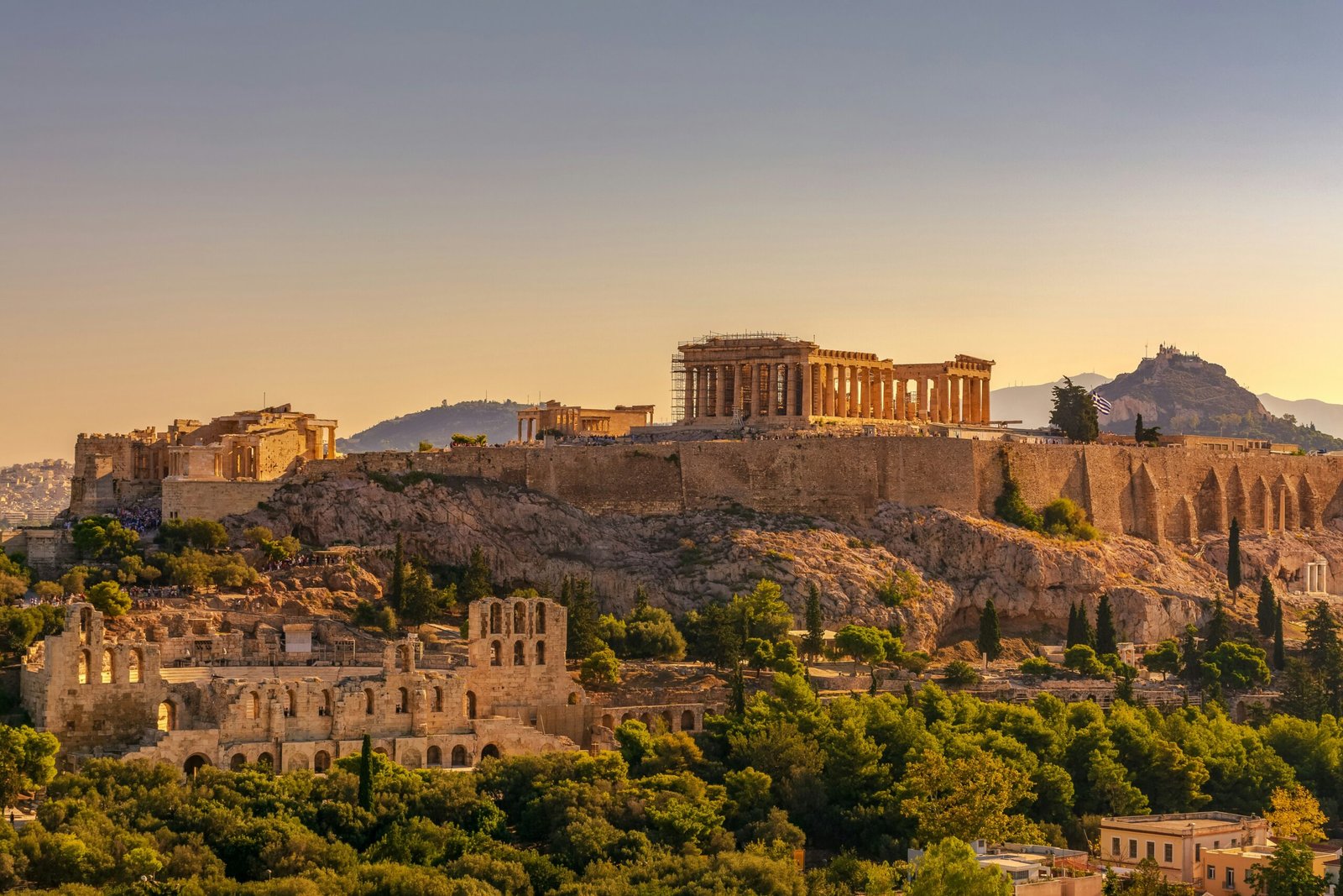 Golfen en wijn proeven in Athene
