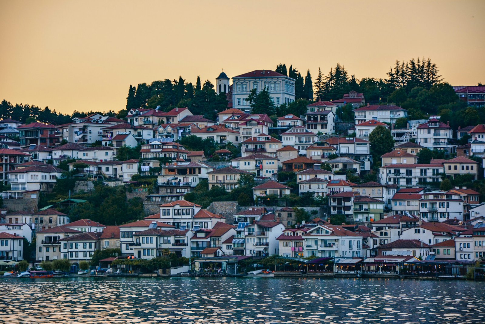 Varen op het meer van Ohrid
