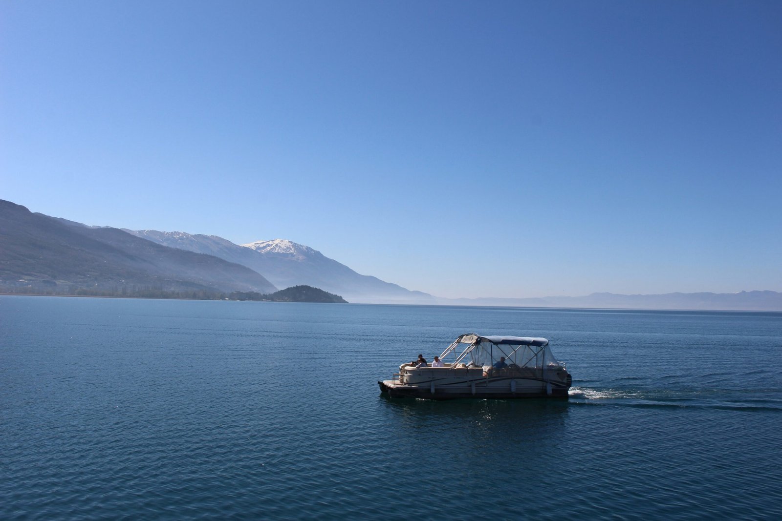 Varen op het meer van Ohrid