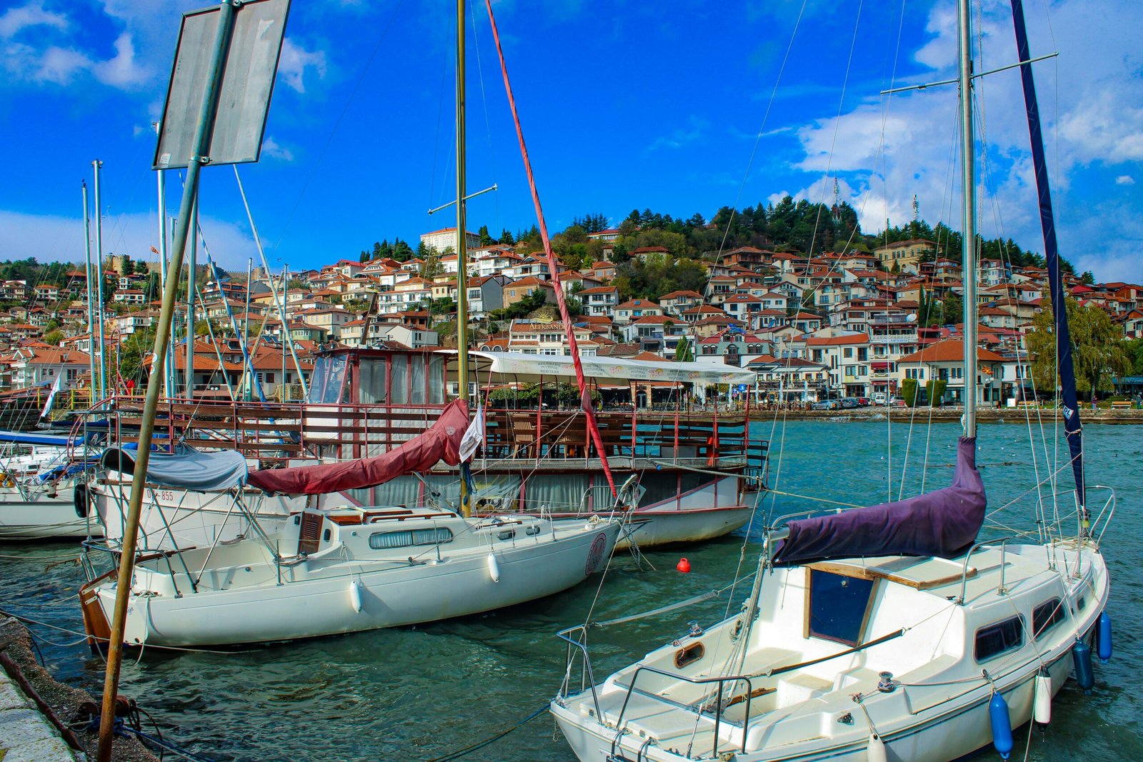 Varen op het meer van Ohrid
