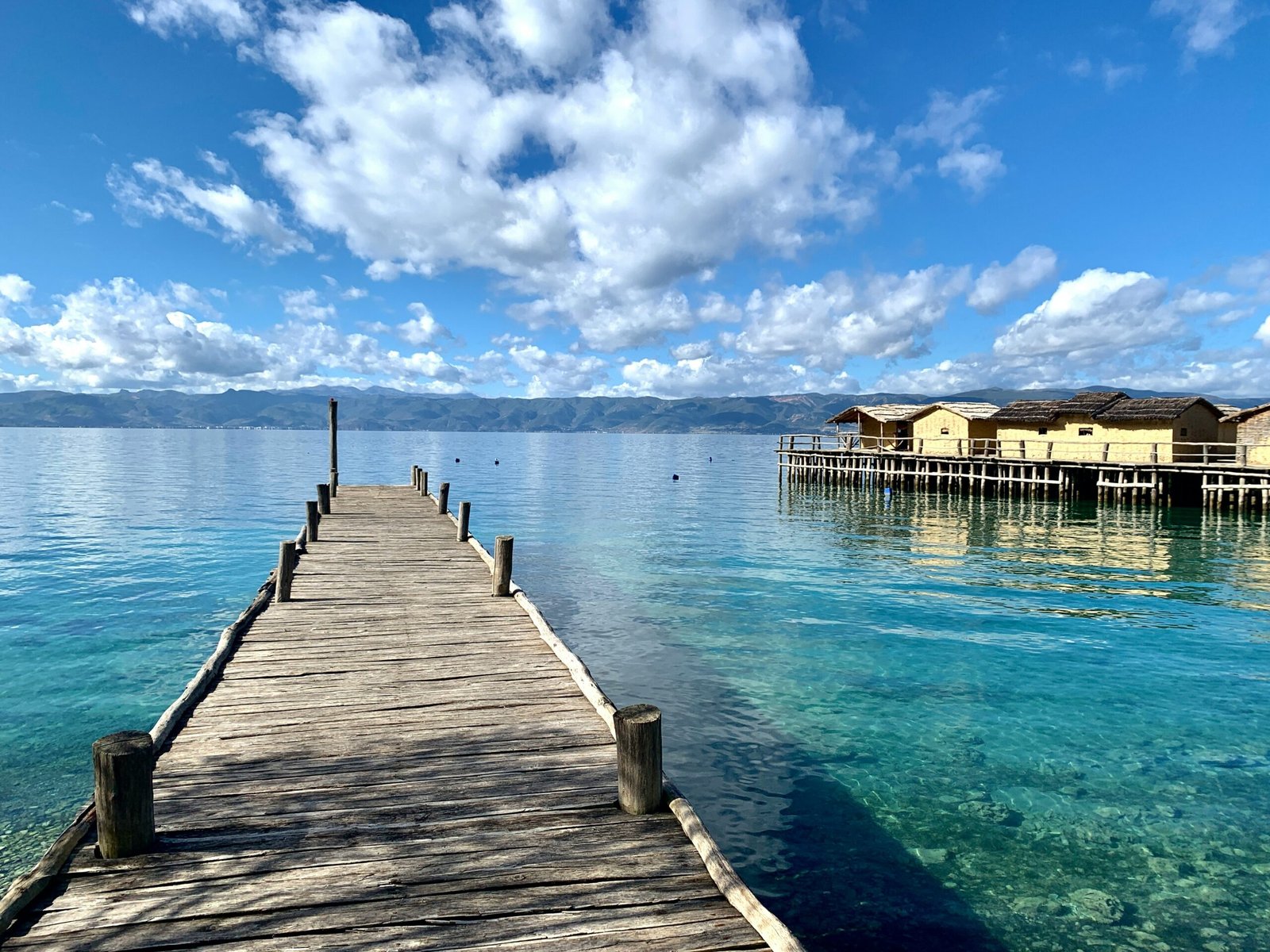 Ohrid lake bay of bones